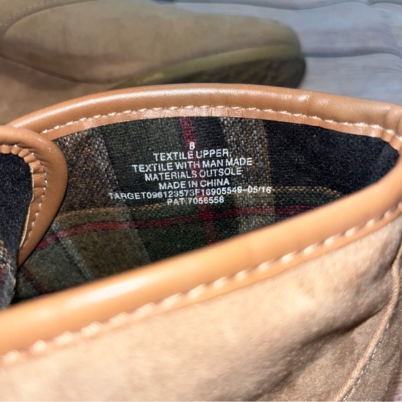 Brown Faux Suede Heeled Lace Up Booties, Size 8 - Picture 7 of 7